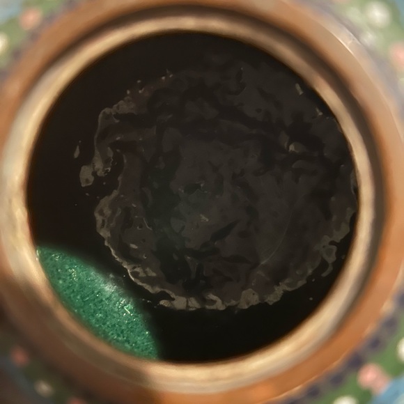 Antique Japanese cloisonné lidded jar. - Picture 5 of 5